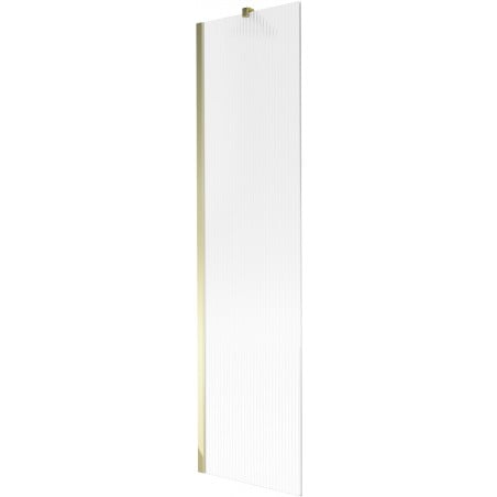 Mexen Next Duschwand für die Badewanne 1-flügelig 50 x 150 cm, Streifen, Gold - 895-050-000-00-09-50