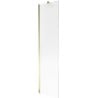 Mexen Next vannitoapaneel, 1-osaline, 50 x 150 cm, triibuline, kuldne - 895-050-000-00-09-50