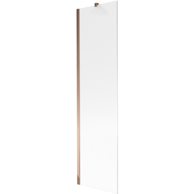 Mexen Next vannituba ekraan 1-tiivaline 50 x 150 cm, triibud, roosa kuld - 895-050-000-00-09-60