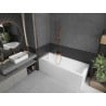 Mexen Next vannituba ekraan 1-tiivaline 50 x 150 cm, triibud, roosa kuld - 895-050-000-00-09-60