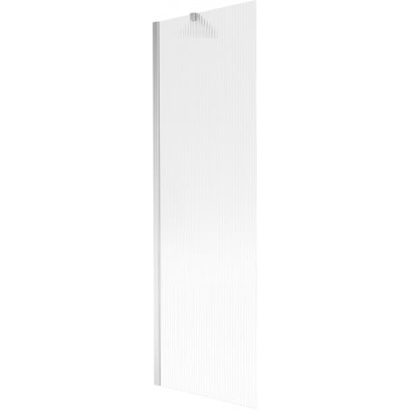 Mexen Next Badewannenfaltwand 1-flügelig 60 x 150 cm, Streifen, Chrom - 895-060-000-00-09-01