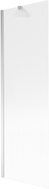 Mexen Next jednokrilni paravan za kadu 60 x 150 cm, pruge, krom - 895-060-000-00-09-01