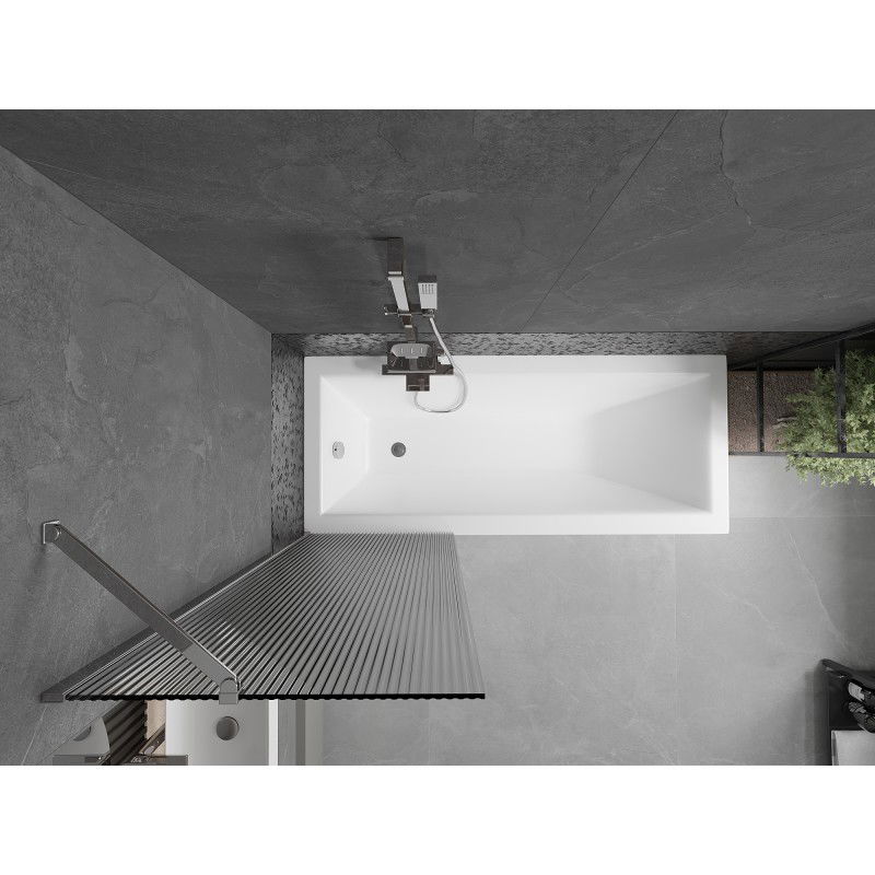 Mexen Next vienas-wing dušas nodalījums 60 x 150 cm, svītras, hroms - 895-060-000-00-09-01