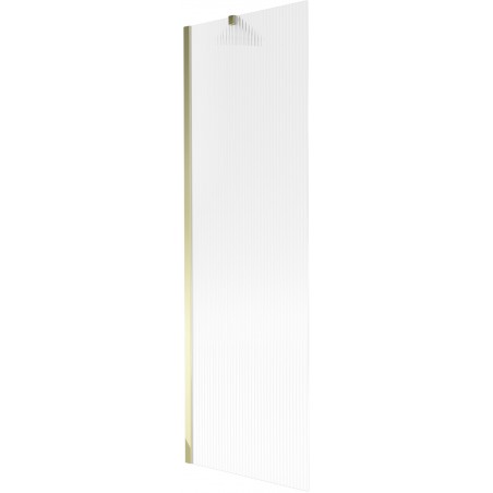 Mexen Next Duschwand 1-flügelig 60 x 150 cm, Streifen, Gold - 895-060-000-00-09-50