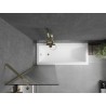 Mexen Next vanniparavan, 1-osaline, 60 x 150 cm, triibuline, kuldne - 895-060-000-00-09-50