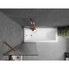 Mexen Next vannisein 1 tiivaga 60 x 150 cm, triibuline, roosa kuld - 895-060-000-00-09-60