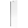 Mexen Next Badewannenwand 1-flügelig 60 x 150 cm, Streifen, schwarz - 895-060-000-00-09-70
