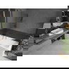 Mexen Next Badewannenwand 1-flügelig 60 x 150 cm, Streifen, schwarz - 895-060-000-00-09-70