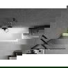 Mexen Next Badewannenwand 1-flügelig 60 x 150 cm, Streifen, schwarz - 895-060-000-00-09-70