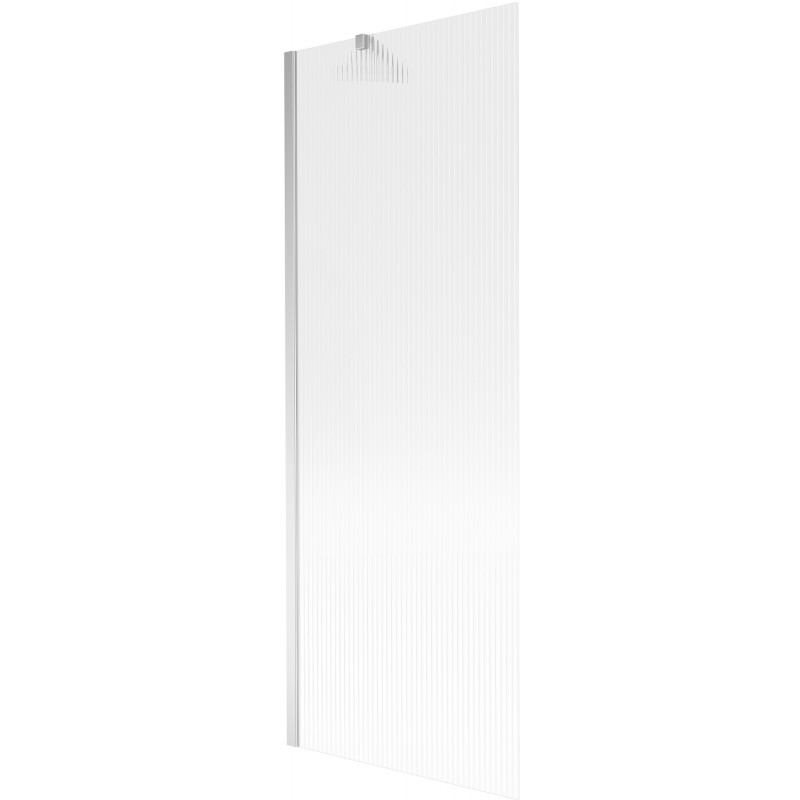 Mexen Next Badewannenabtrennung 1-flügelig 70 x 150 cm, Streifen, Chrom - 895-070-000-00-09-01