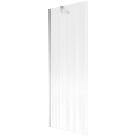 Mexen Next Badewannenabtrennung 1-flügelig 70 x 150 cm, Streifen, Chrom - 895-070-000-00-09-01