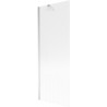 Mexen Next Badewannenabtrennung 1-flügelig 70 x 150 cm, Streifen, Chrom - 895-070-000-00-09-01