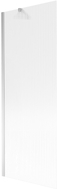 Mexen Next paravan za kadu s jednim krilom 70 x 150 cm, pruge, krom - 895-070-000-00-09-01
