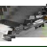 Mexen Next Badewannenabtrennung 1-flügelig 70 x 150 cm, Streifen, Chrom - 895-070-000-00-09-01