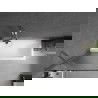 Mexen Next Badewannenabtrennung 1-flügelig 70 x 150 cm, Streifen, Chrom - 895-070-000-00-09-01