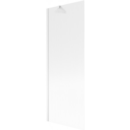 Mexen Next vannialune paravan 1 tiib 70 x 150 cm, triibuline, valge - 895-070-000-00-09-20