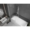 Paroi de baignoire Mexen Next 1 panneau 70 x 150 cm, rayures, blanc - 895-070-000-00-09-20