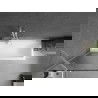 Mexen Next badwand met 1 paneel 70 x 150 cm, gestreept, wit - 895-070-000-00-09-20
