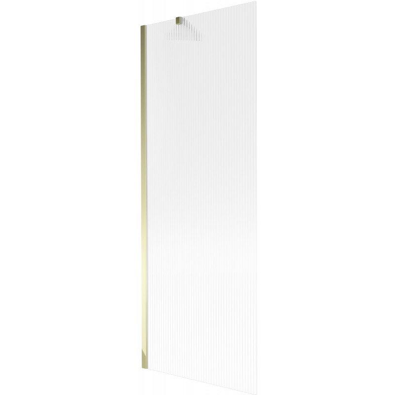 Mexen Next badwand scherm 1-delig 70 x 150 cm, strepen, goud - 895-070-000-00-09-50