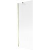 Mexen Next Badewannen-Abtrennung 1-flügelig 70 x 150 cm, Streifen, Gold - 895-070-000-00-09-50
