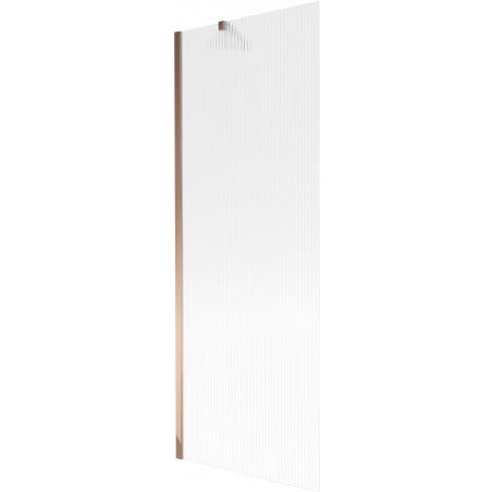 Mexen Next Badewannen-Faltwand 1-flügelig 70 x 150 cm, Streifen, Roségold - 895-070-000-00-09-60