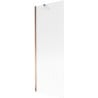 Mexen Next Badewannen-Faltwand 1-flügelig 70 x 150 cm, Streifen, Roségold - 895-070-000-00-09-60