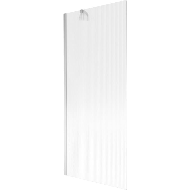 Mexen Next Badewannenabtrennung 1-flügelig 80 x 150 cm, Streifen, Chrom - 895-080-000-00-09-01