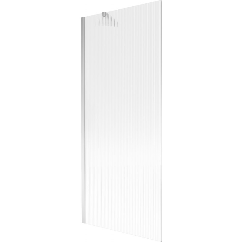 Mexen Next enokrilni kopalni paravan 80 x 150 cm, črte, krom - 895-080-000-00-09-01