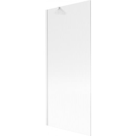 Mexen Next 1-leheline vannisein 80 x 150 cm, triibuline, valge - 895-080-000-00-09-20