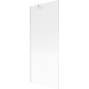 Mexen Next Badewannenfaltwand 1-teilig 80 x 150 cm, Streifen, Weiß - 895-080-000-00-09-20
