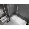 Mexen Next 1-leheline vannisein 80 x 150 cm, triibuline, valge - 895-080-000-00-09-20