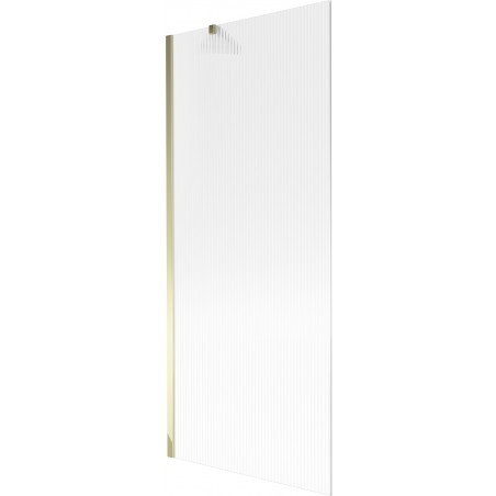 Mexen Next badwand 1-delig 80 x 150 cm, gestreept, goud - 895-080-000-00-09-50