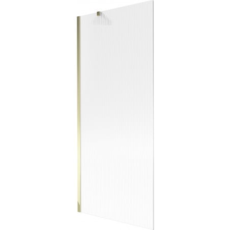 Mexen Next tuš paravan s jednim krilom 80 x 150 cm, pruge, zlatni - 895-080-000-00-09-50