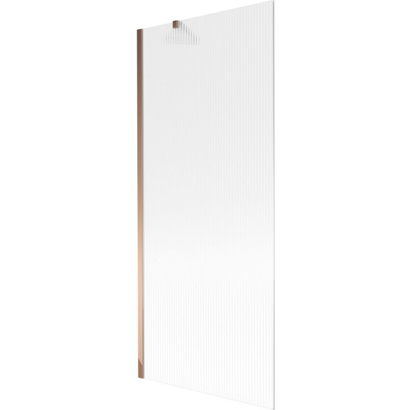 Mexen Next Duschabtrennung 1-flügelig 80 x 150 cm, Streifen, Roségold - 895-080-000-00-09-60