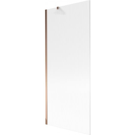 Mexen Next Duschabtrennung 1-flügelig 80 x 150 cm, Streifen, Roségold - 895-080-000-00-09-60