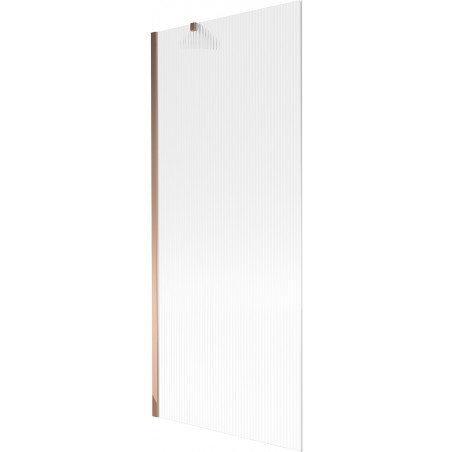 Mexen Next vannisein, 1-osaline 80 x 150 cm, triibuline, roosa kuld - 895-080-000-00-09-60