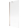 Mexen Next Duschabtrennung 1-flügelig 80 x 150 cm, Streifen, Roségold - 895-080-000-00-09-60