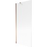 Mexen Next vannisein, 1-osaline 80 x 150 cm, triibuline, roosa kuld - 895-080-000-00-09-60