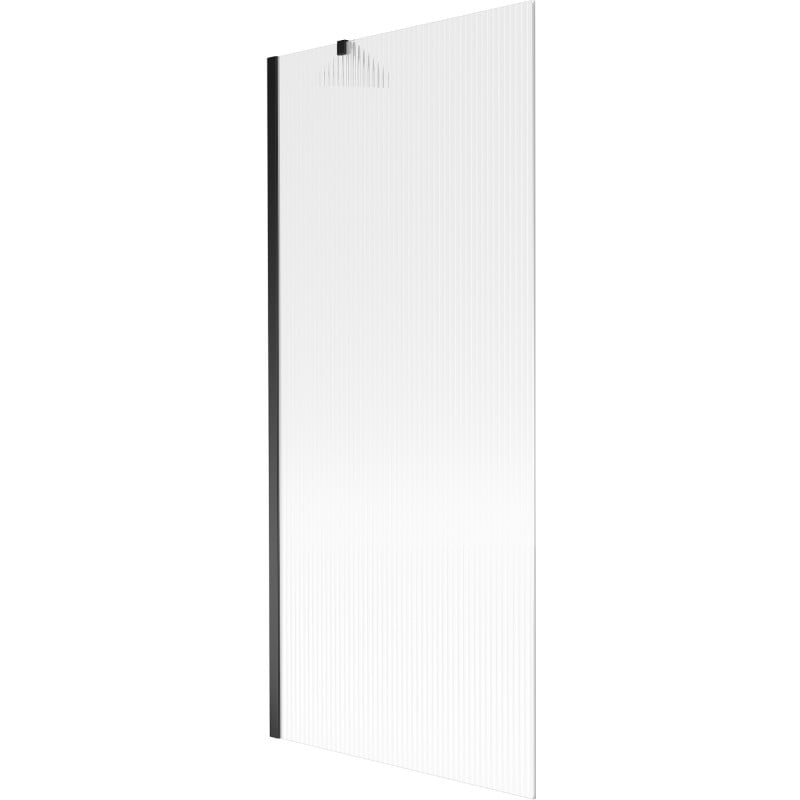 Mexen Next mampara de baño 1 ala 80 x 150 cm, rayas, negro - 895-080-000-00-09-70