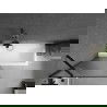 Mexen Next Badewannenfaltwand 1-flügelig 80 x 150 cm, Streifen, schwarz - 895-080-000-00-09-70