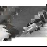 Mexen Next douchewand 1-delig 90 x 150 cm, gestreept, wit - 895-090-000-00-09-20