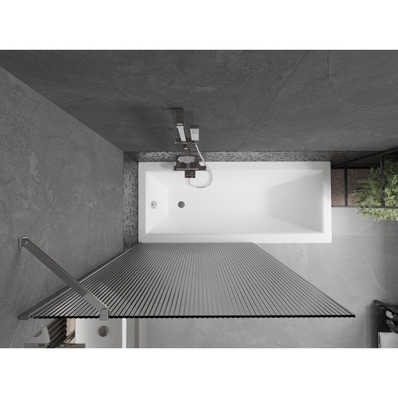 Mexen Next tuš paravan s jednim krilom 100 x 150 cm, pruge, krom - 895-100-000-00-09-01