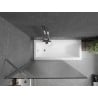Mexen Next vannisein 1-leheline 100 x 150 cm, triibuline, kroom - 895-100-000-00-09-01