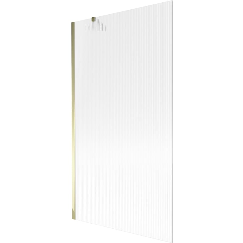 Mexen Next jednokrilni tuš paravan 100 x 150 cm, pruge, zlatni - 895-100-000-00-09-50