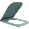 Mexen Teo zacht sluitende, slanke zitting, duroplast, lichtgroen mat - 39840048