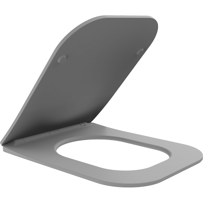 Mexen Teo deska wolnoopadająca slim, duroplast, szara jasna mat - 39840061