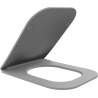Mexen Teo slow-closing slim seat, duroplast, light gray matte - 39840061