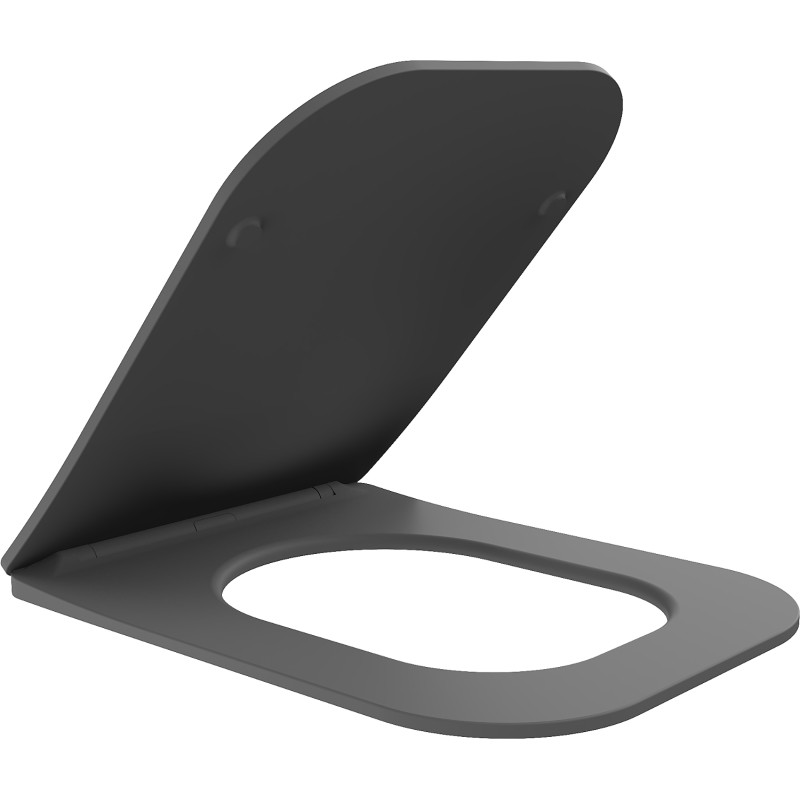 Mexen Teo aeglaselt sulguv, slim, duroplast, tumehall matt - 39840071