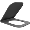 Mexen Teo slanke toiletbril met soft-close, duroplast, donkergrijs mat - 39840071