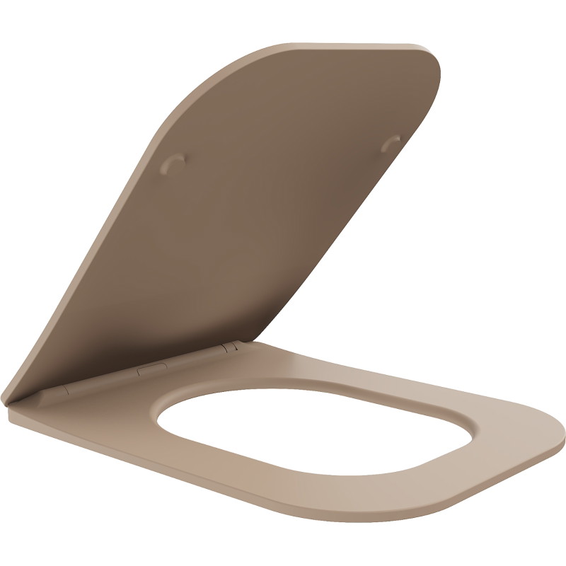 Mexen Teo aeglaselt langev õhuke iste, duroplast, cappuccino matt - 39840064